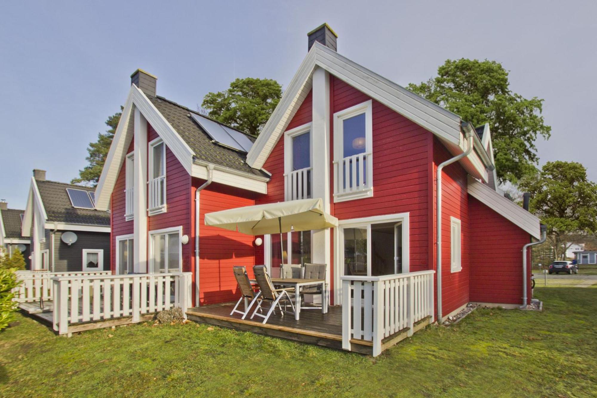 Ferienhaus Wellenlaeufer Haus - Sauna, Terrasse, Garten โกลเวอ ภายนอก รูปภาพ