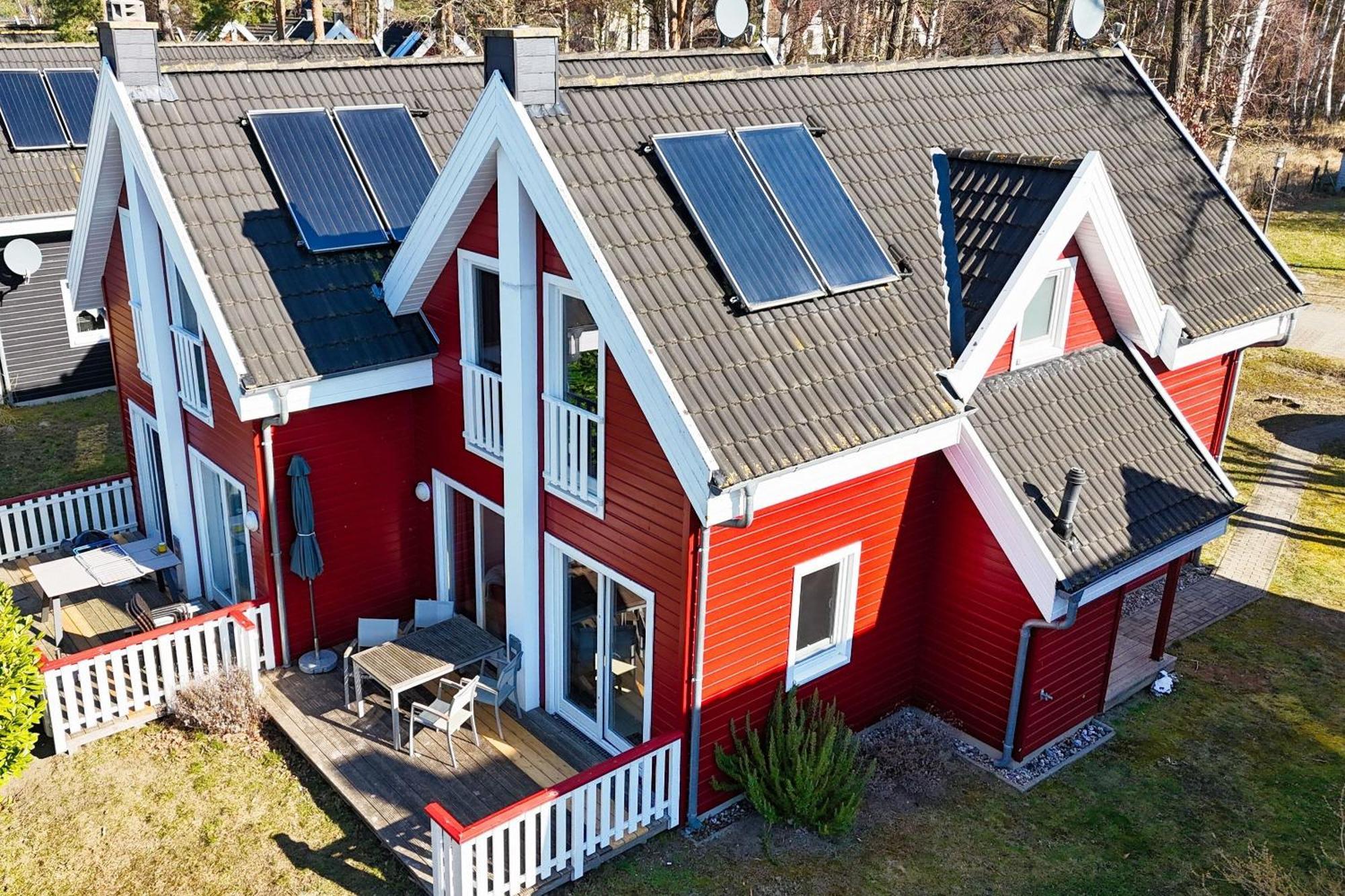 Ferienhaus Wellenlaeufer Haus - Sauna, Terrasse, Garten โกลเวอ ภายนอก รูปภาพ