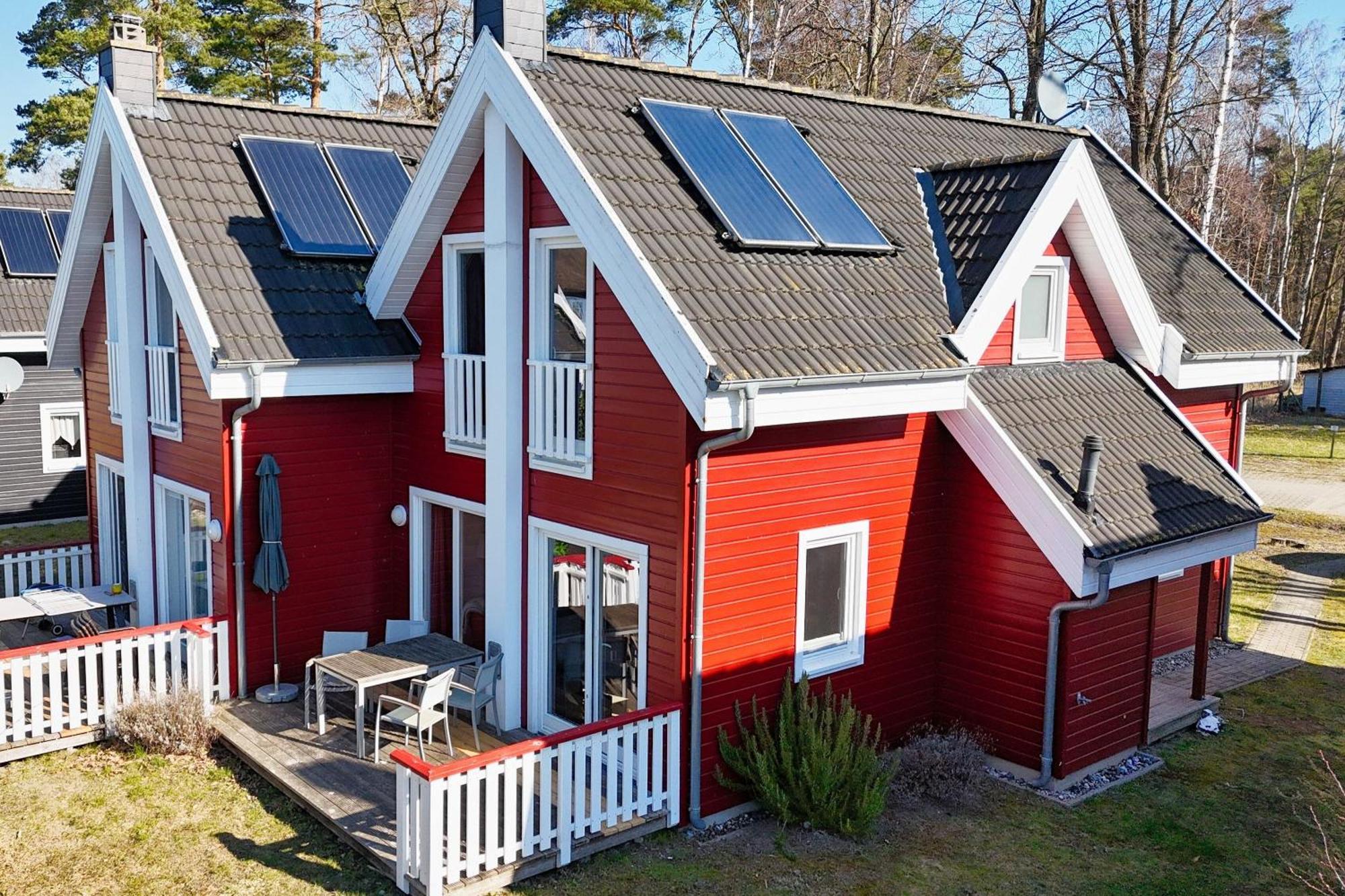 Ferienhaus Wellenlaeufer Haus - Sauna, Terrasse, Garten โกลเวอ ภายนอก รูปภาพ